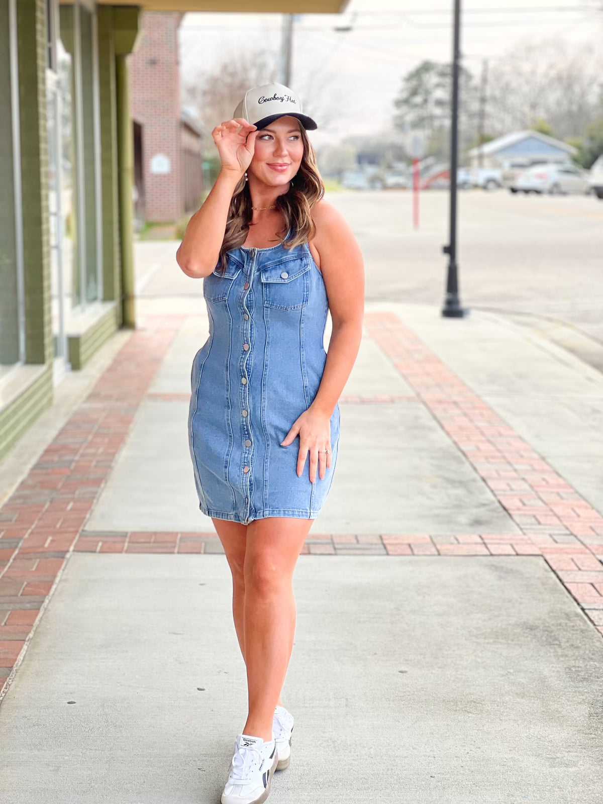 Sassy denim dress