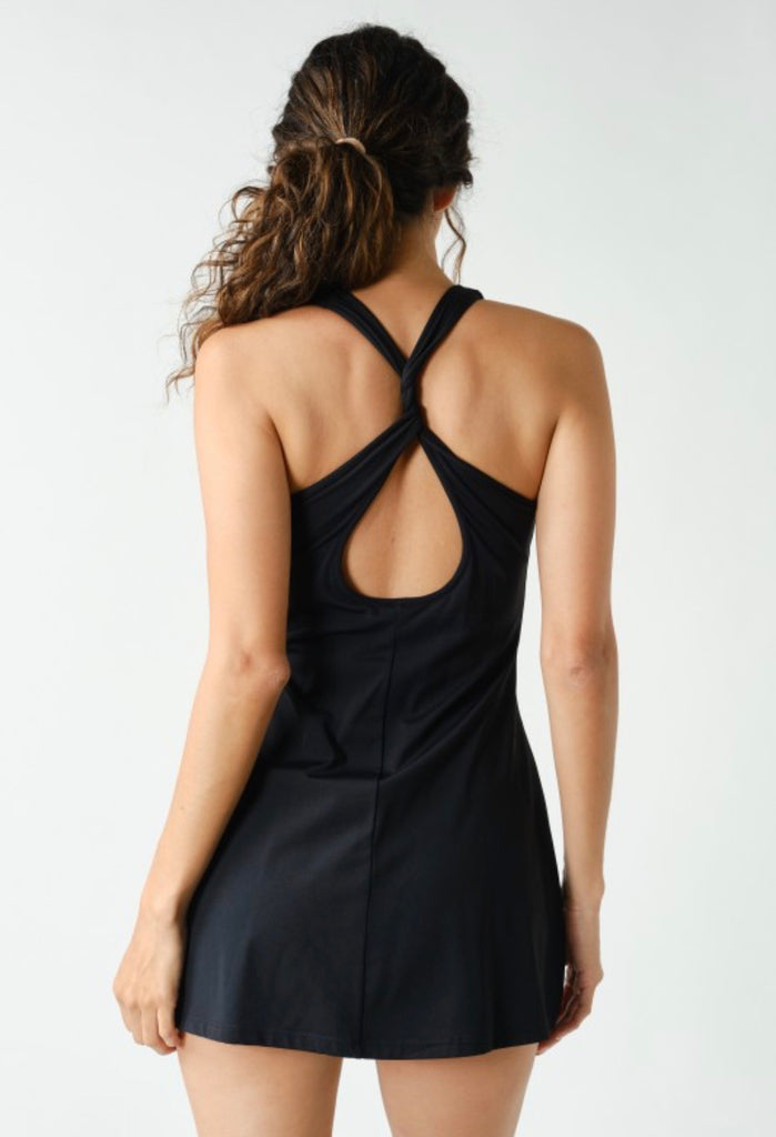 black athletic dress Sofi athletic dress
