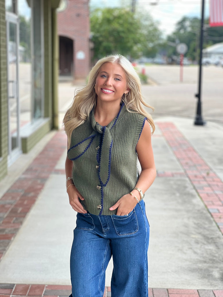 Isle sleeveless sweater