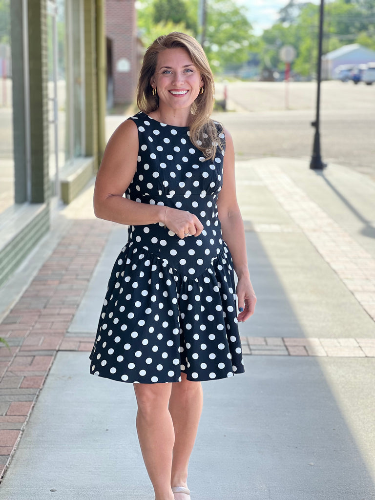 Crystal denim dress