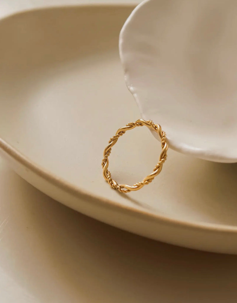 Riley 18K braided ring | Something to Talk About