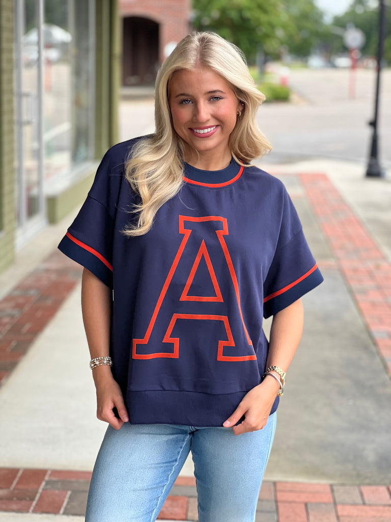 "A" Gameday top