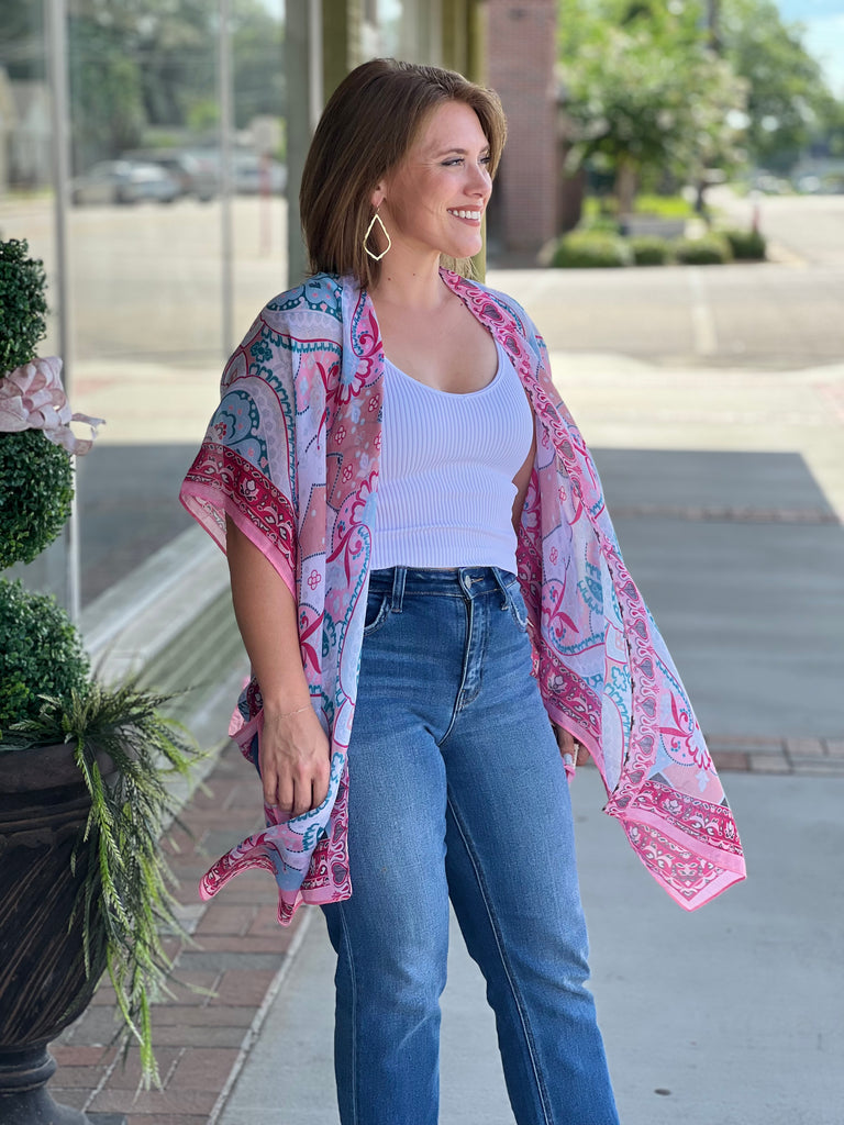 Hippie heart kimono