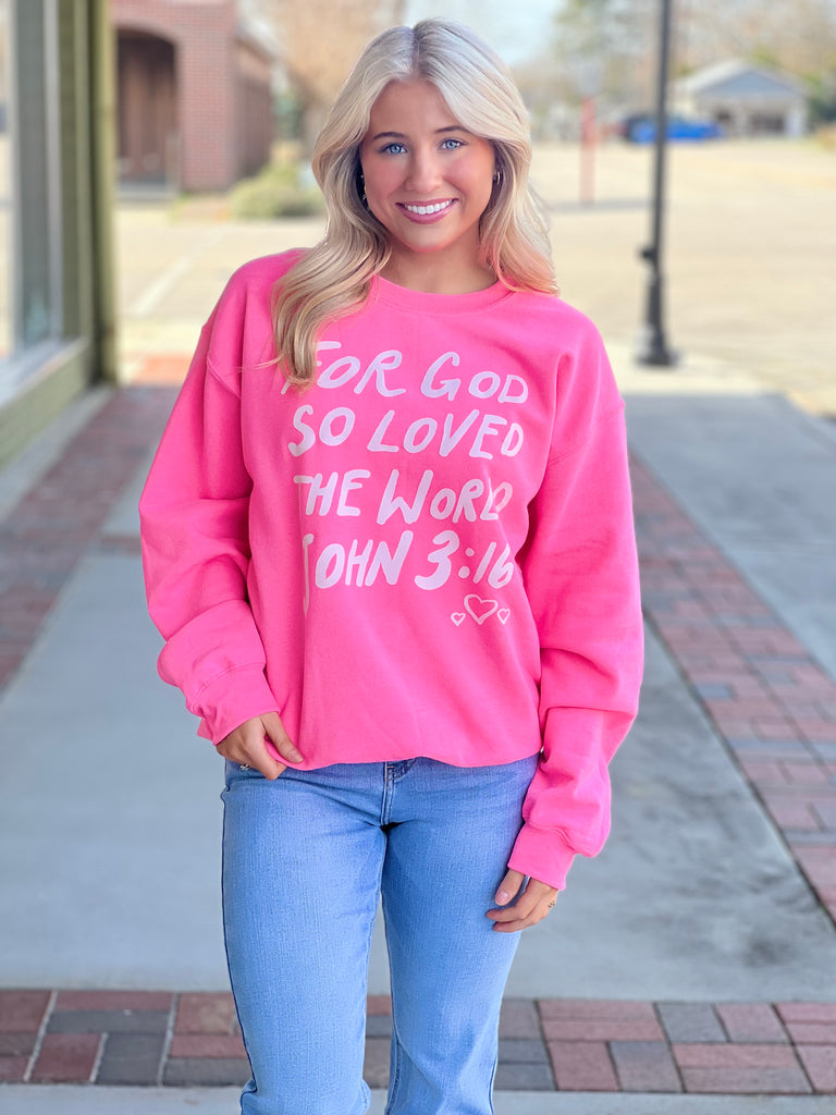 John 3:16 sweatshirt