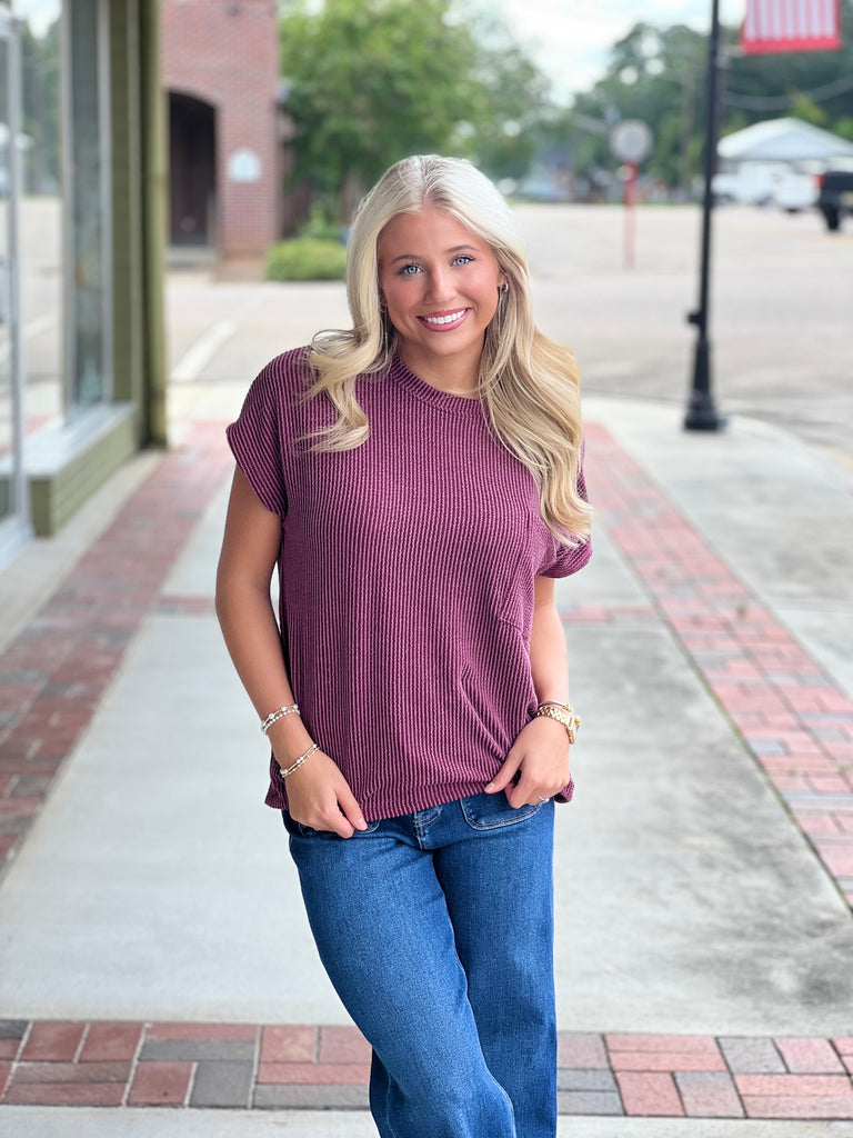Camy ribbed top