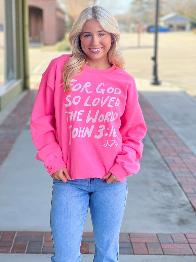 John 3:16 sweatshirt