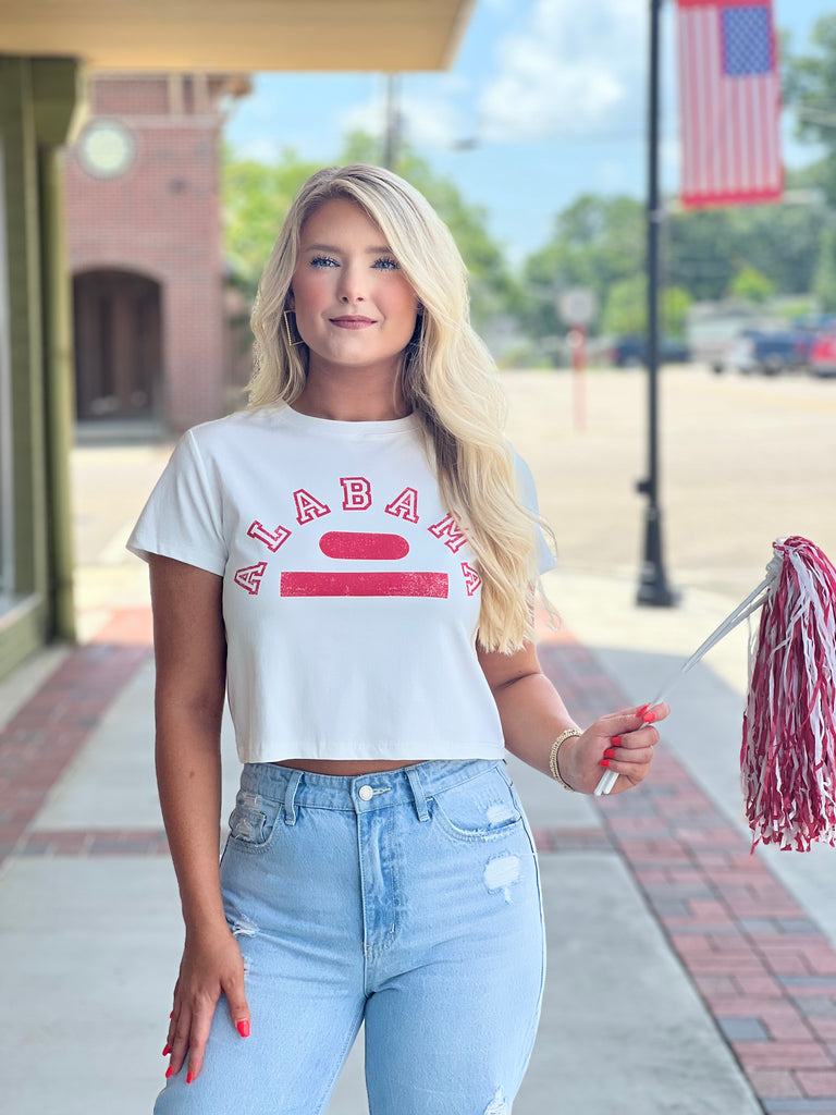 Alabama cropped tee