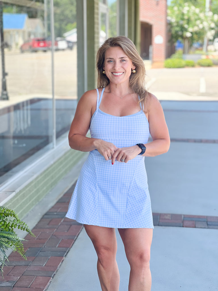blue gingham athletic dress Georgia Discover 36 Black and Size:M-L Best Sellers NH Week 39 is perfect for a