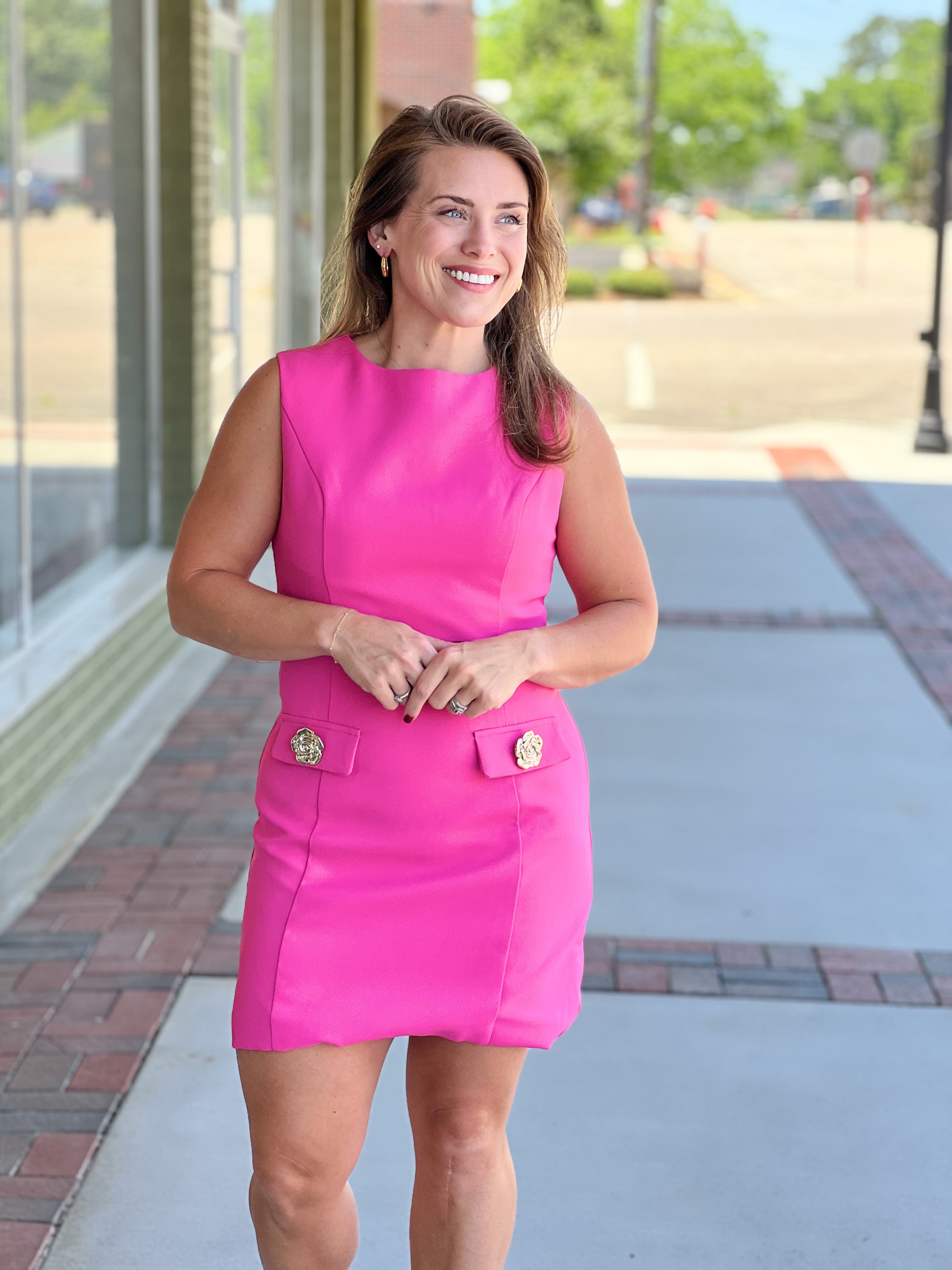 annie mini dress pink Annie dress